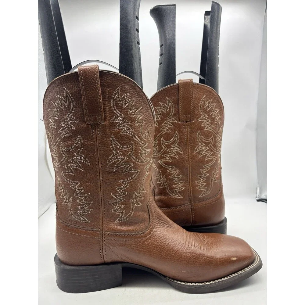 Ariat Sport Latigo Toasted Tan Soft Toe Western Boot 10044559 Mens Size 10EE